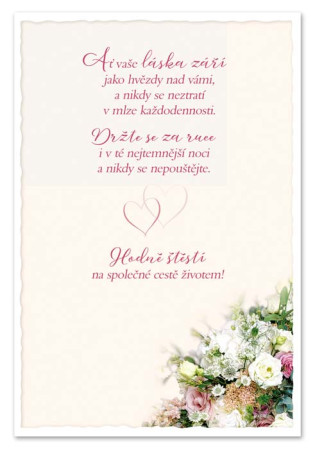 detail Ditipo Hrací přání svatební Ty&Já - Hvězdáři / Kryštof