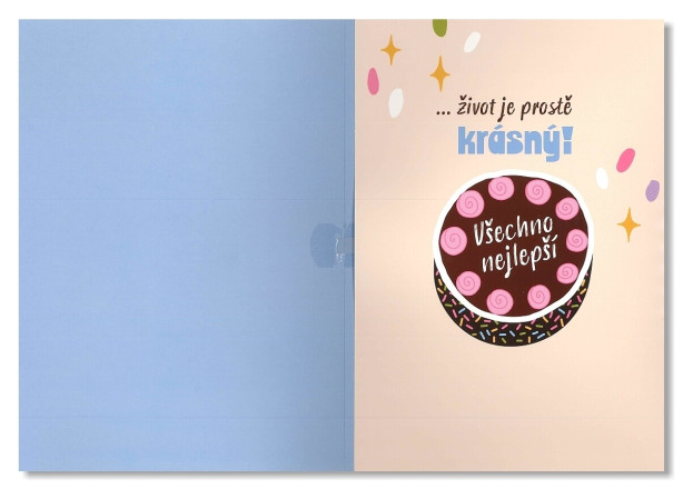 detail Albi Hrací přání Pro tebe Život je krásný / Kryštof