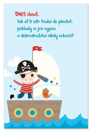 detail Ditipo Hrací přání HEJ KAPITÁNE / Míša Růžičková