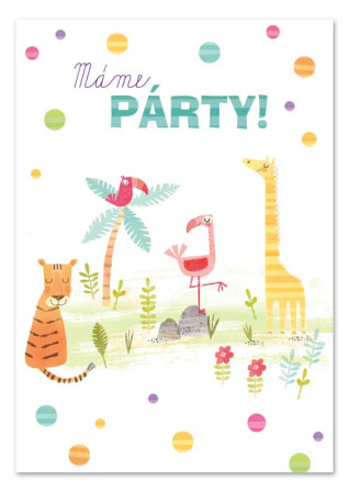 detail Ditipo Hrací přání MÁME PÁRTY / BibiBum