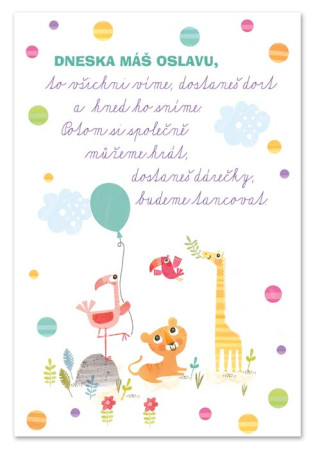 detail Ditipo Hrací přání MÁME PÁRTY / BibiBum