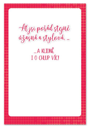 detail Ditipo Hrací přání TEĎ KRÁLOVNOU JSEM JÁ / Bára Basiková (pudl)