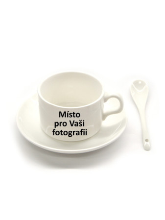 detail Fotohrnek s podšálkem ESPRESSO 150ml KÁVOVÝ SET
