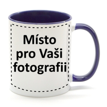 detail Fotohrnek COMBO Tmavě modro-bílý 1x foto 300ml