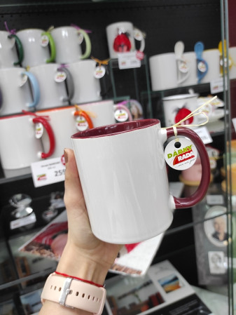 detail Fotohrnek COMBO Vínovo-bílý 1x foto 300ml