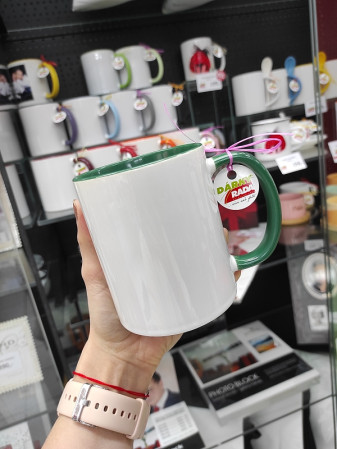 detail Fotohrnek COMBO Tmavě zeleno-bílý 1x foto 300ml