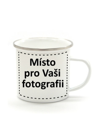detail Fotohrnek Tradiční PLECHÁČEK lem NEREZ 330ml