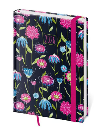 detail Helma 365 Denní diář A5 2026 Vario - Fragrance s gumičkou