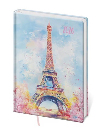 detail Helma 365 Denní diář A5 2026 Vario Lyra - Paris