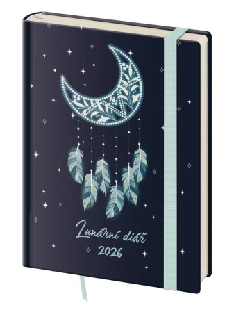 detail Helma 365 Týdenní diář B6 2026 Lunární - Dream s gumičkou