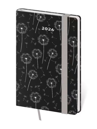 detail Helma 365 Týdenní kapesní diář 2026 Vario - Dandelion s gumičkou
