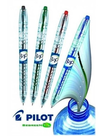 detail PILOT B2P gelový roller TENKÝ HROT černý