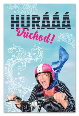 detail Ditipo Blahopřání H - HURÁÁÁ DŮCHOD!