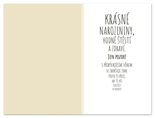 detail Ditipo Blahopřání H - SE STÁŘÍM PŘICHÁZÍ I RŮZNÉ ...