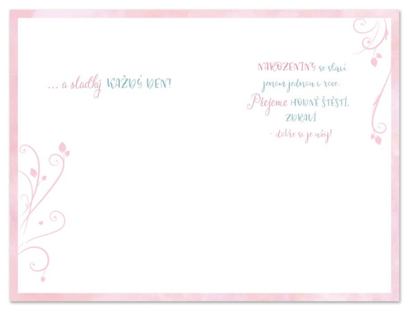 detail Ditipo Blahopřání P - SLADKÉ NAROZENINY