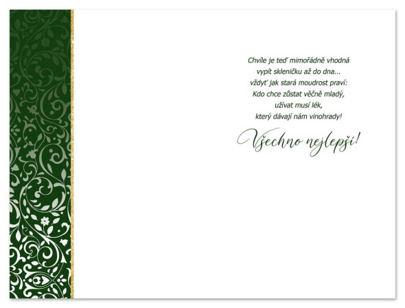 detail Ditipo Blahopřání - K VÝROČÍ 50tiny (Na zdraví)