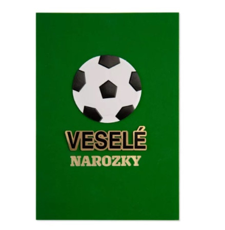 detail Albi Přání do obálky W - VESELÉ NAROZKY (fotbal)