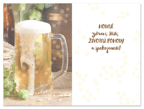 detail Ditipo Blahopřání L - Vše nejlepší - PIVO