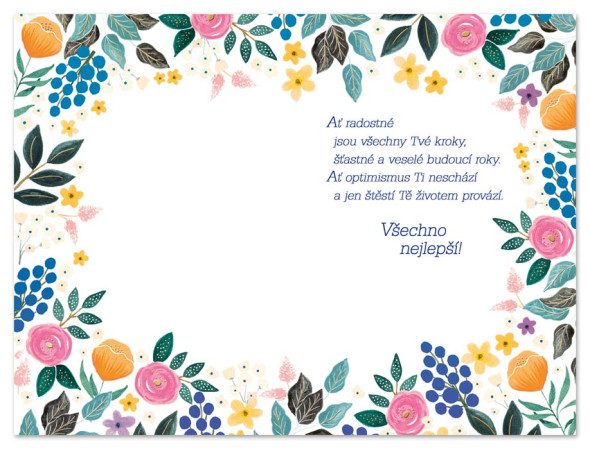 detail Ditipo Blahopřání HK - Hodně zdraví, štěstí a životní pohody