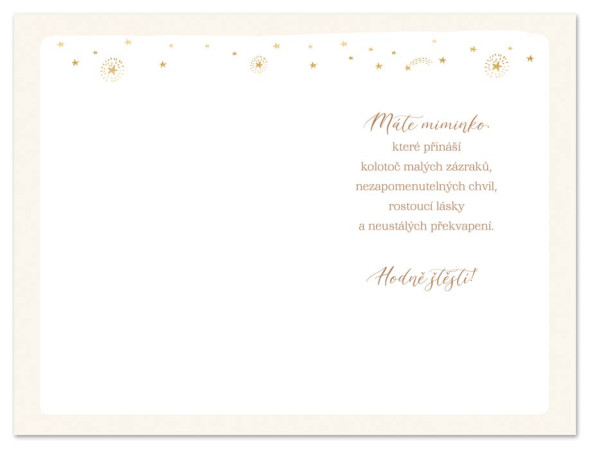 detail Ditipo Blahopřání HK - K narození děťátka Gratulujeme. (medvídek)