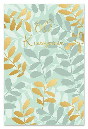 detail Ditipo Blahopřání - K VÝROČÍ 60tiny (lístky)