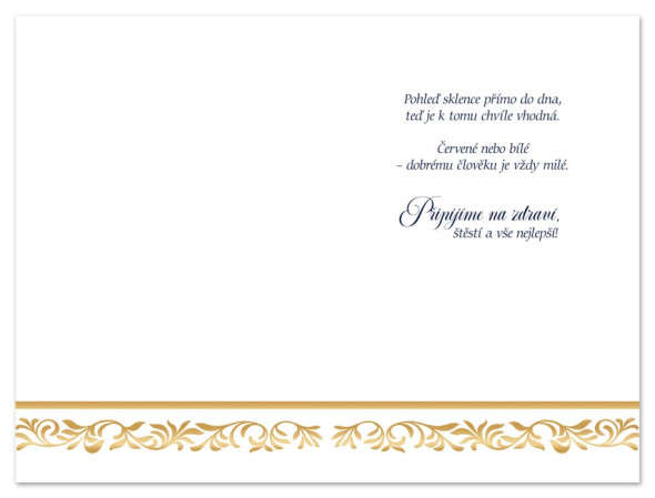 detail Ditipo Blahopřání - K VÝROČÍ 70tiny (pánské)