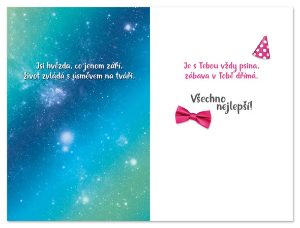 detail Ditipo Blahopřání GK - Narozky HAF, skvěle se bav.