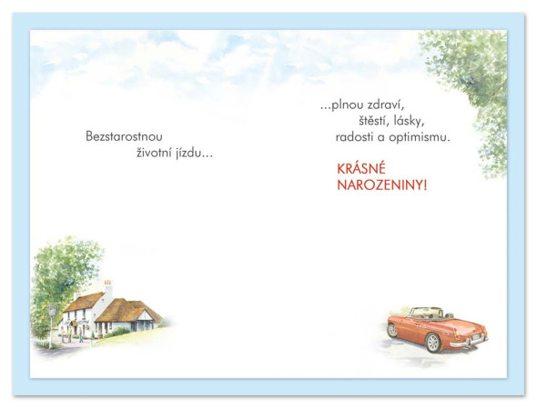 detail Ditipo Blahopřání K - Všechno nejlepší (pánské)