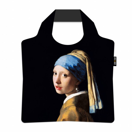 detail Nákupní taška ECOZZ - Girl with a Pearl Earring / Johannes Vermeer