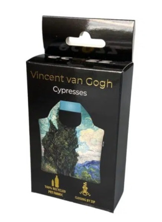 detail Nákupní taška ECOZZ - Cypresses / Vincent van Gogh
