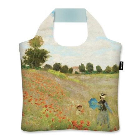 detail Nákupní taška ECOZZ - Poppy Field / Claude Monet
