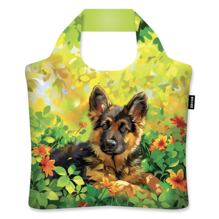 detail Nákupní taška ECOZZ - Puppy in the Garden