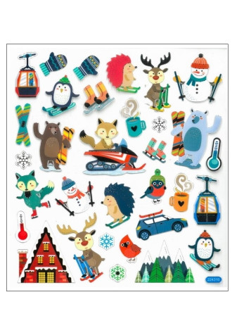 detail Samolepky DPNK-113 ZIMNÍ SPORTY