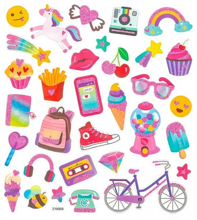 detail Samolepky DPNK - 231 SNOVÉ STYLY