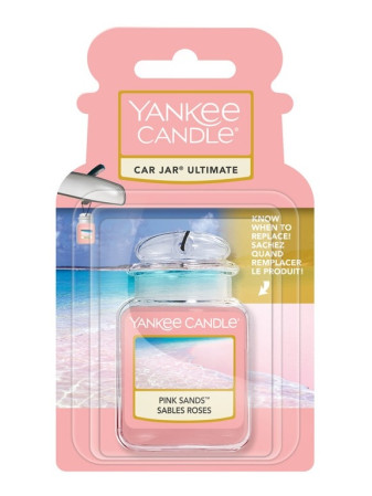 detail Yankee Candle PINK SANDS gelová visačka do auta 1 ks