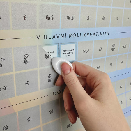 detail Albi Stírací plakát - 100 aktivit pro novomanžele