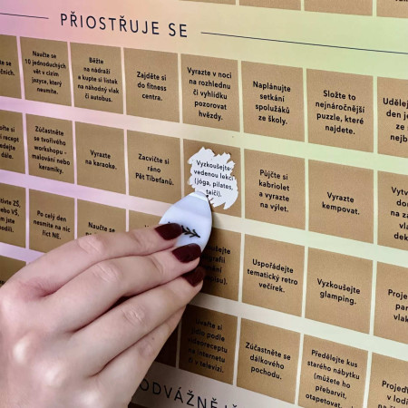 detail Albi Stírací plakát - 100 tipů, co dělat v důchodu