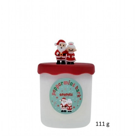 detail DW HOME - PEPPERMINT BARK, vonná svíčka ve skle 111g