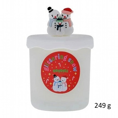 detail DW HOME - GLITTERING SNOW, vonná svíčka ve skle, 249g