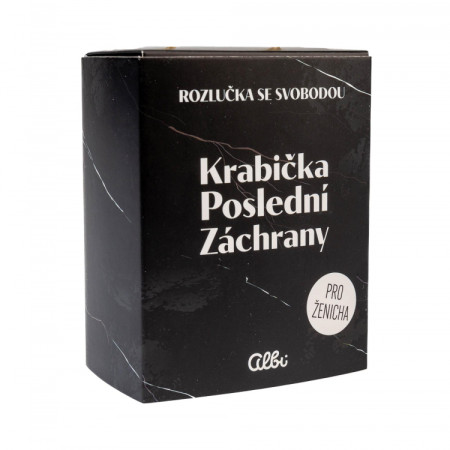 detail Albi KRABIČKA POSLEDNÍ ZÁCHRANY PRO ŽENICHA