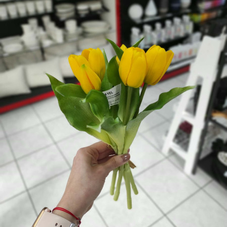 detail Autronic Svazek 5 kusů žlutých tulipánů