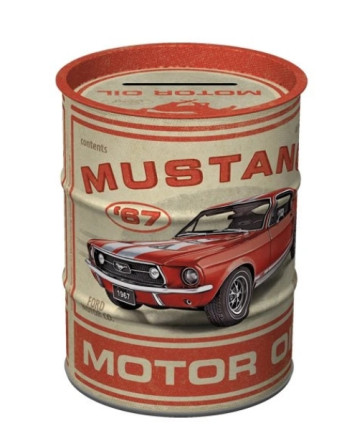 detail Nostalgic Art - Pokladnička barel - MUSTANG