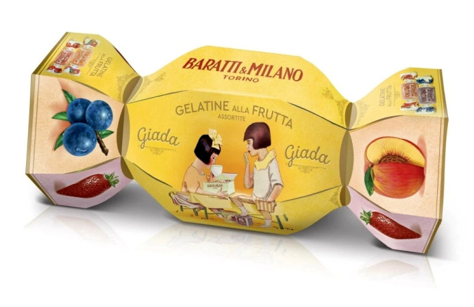 detail Baratti & Milano Gelatine alla frutta, želé bonbónky, 200g