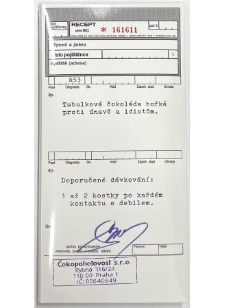 detail MASHA chocolate RECEPT, tabulková hořká čokoláda 100g