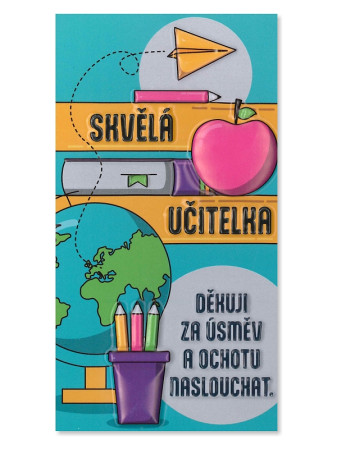 detail Albi 3D čokoláda 50 g - Skvělá učitelka