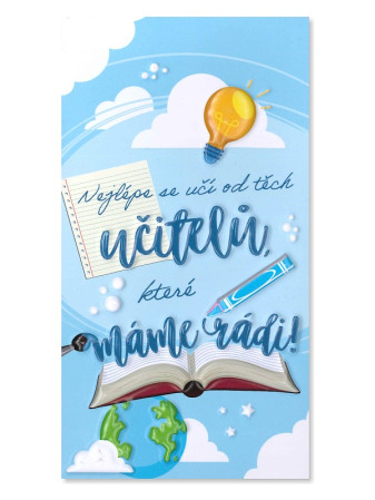 detail Albi 3D čokoláda 50 g - Nejlépe se učí od těch učitelů, které máme rádi