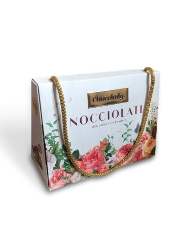detail Chocolady NOCCIOLATI, pralinky mléčné čokolády, 170g