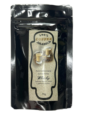 detail Aromatizovaná mletá káva 70 g - WHISKY