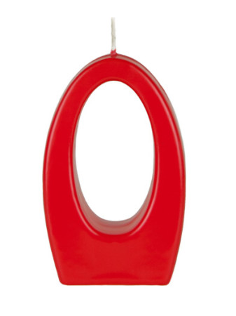 detail Alusi Candles LUNA UNA RED, víceplamínková svíčka, 11 cm