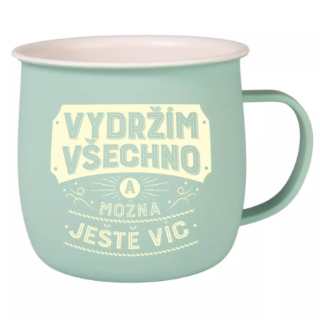 detail Albi Outdoorový hrnek - Vydržím všechno ...